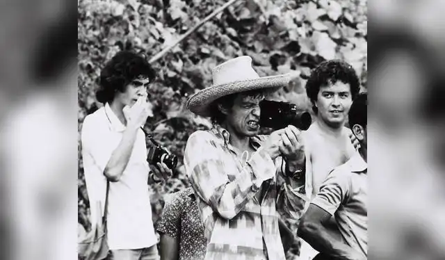 Mick Jagger en las grabaciones de "Fitzcarraldo". Foto: difusión Mick Jagger en las grabaciones de "Fitzcarraldo". Foto: difusión