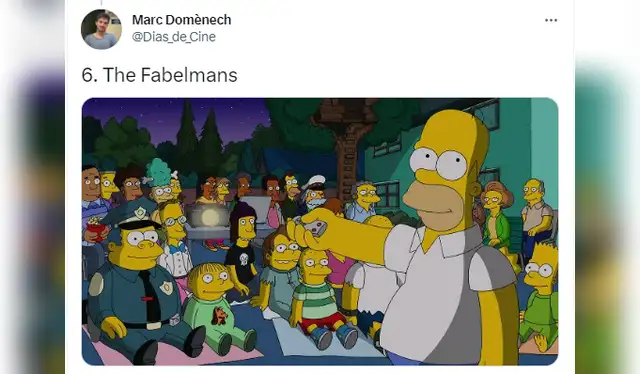  "The Fabelmans" nominada a los Oscars. Foto: Twitter   
