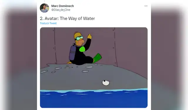  "Avatar: the way of water"nominada a los Oscars. Foto: Twitter <br><br>   