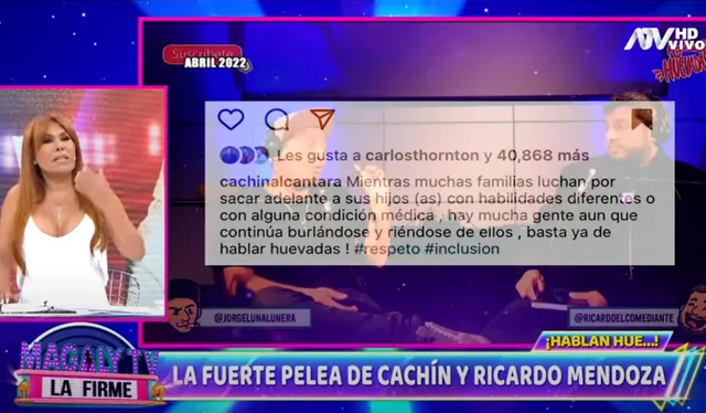  Magaly Medina revela detalles sobre su fallida visita a "Hablando huevadas" Foto: captura de ATV   