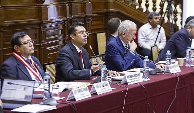  Debate. Ministro Tello expuso ante Comisión de Constitución. Foto: difusión    