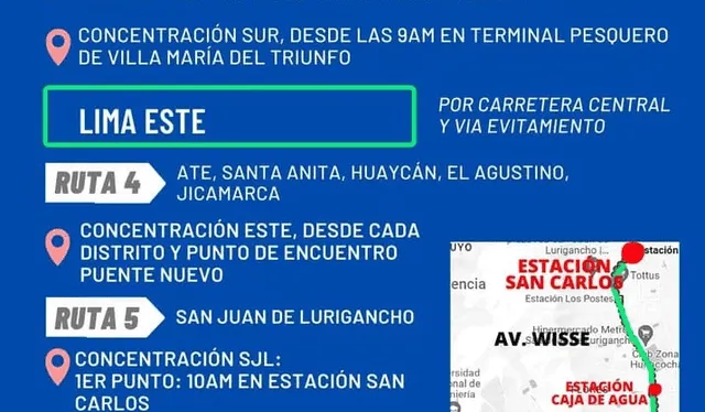 Los protestantes exigen la renuncia de Dina Boluarte, nuevas elecciones y otras medidas. Foto: Elmer Ayala/Twitter    