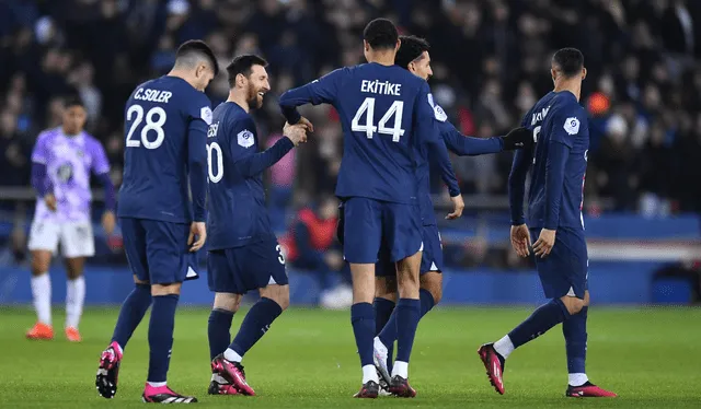 Lionel Messi marcó el 2-1 ante Toulouse. Foto: PSG   