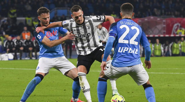 Juventus se ubica muy lejos del líder Napoli. Foto: EFE   