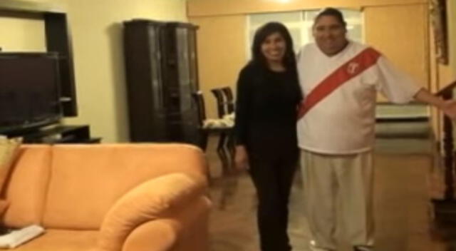 Tongo y Gladys Lupinta juntos en la casa. Foto: captura YouTube    