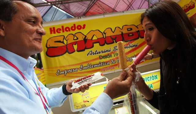 Los helados Shambo fueron una sensación en el Mistura 2010. Foto: Andina   