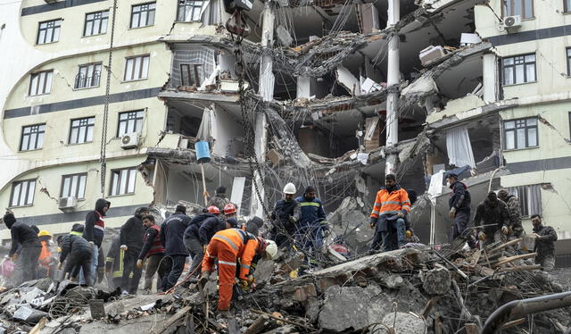  La mala condición de las edificaciones en Turquía y Siria ha generado tal nivel de catástrofe. Foto: EFE   