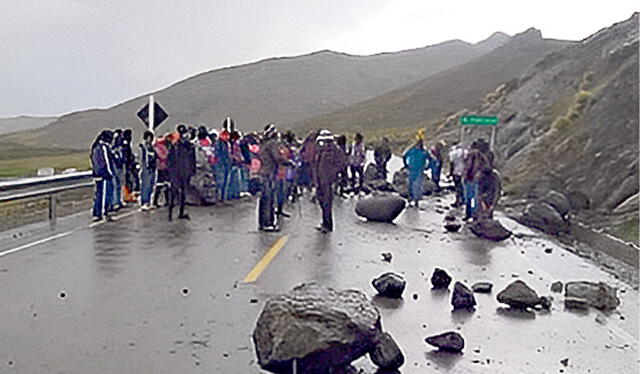 Huancavelica. Cierran ingreso a mina y paran por 48 horas. Foto: difusión   