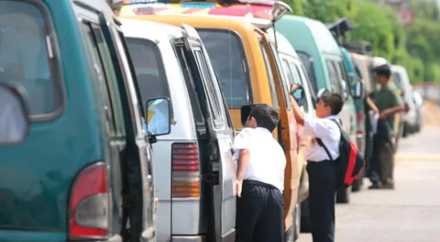 Servicio de movilidad escolar. Foto: difusión   