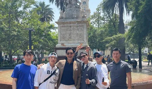 Super Junior en Chile. Foto: Instagram Siwon Choi   