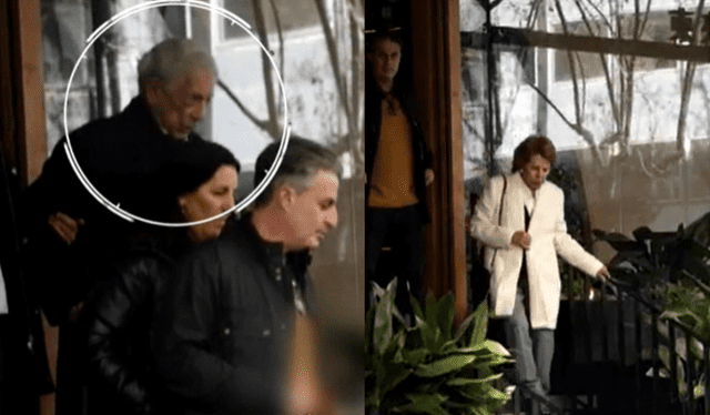  Mario Vargas Llosa y Patricia Llosa fueron captados juntos el domingo 5 de febrero. Foto: composición LR/Twitter<br>   