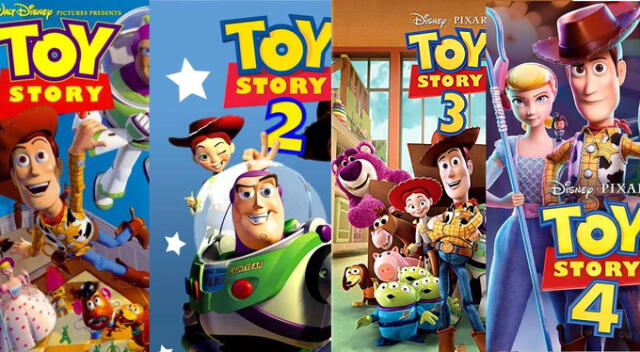  La primera película de "Toy Story" se estrenó en 1995 y la cuarta en 2019. Foto: composición LR/Disney   