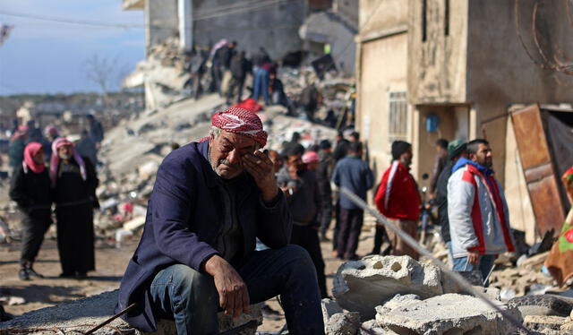  El terremoto deja sin vivienda a los sirios refugiados en Turquía. Foto: AFP   