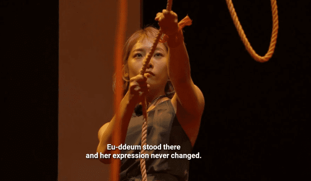  Euddum fue la única mujer que regresó a la competencia gracias a la misión 2.5 de "Habilidad física: 100". Foto: Netflix   