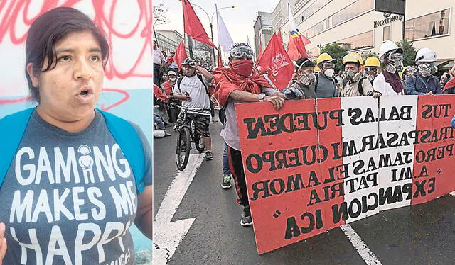  Yaneth Navarro Flores acusado de financiar las protestas en el interior del país. Foto: La República   