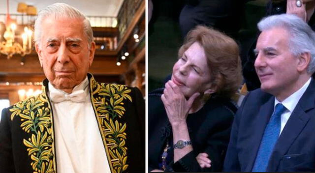  Mario Vargas Llosa vivió con Patricia Llosa su importante ceremonia. Foto: difusión/Twitter   