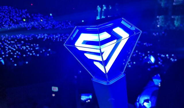 Así luce el lightstick de Super Junior. Foto: difusión 