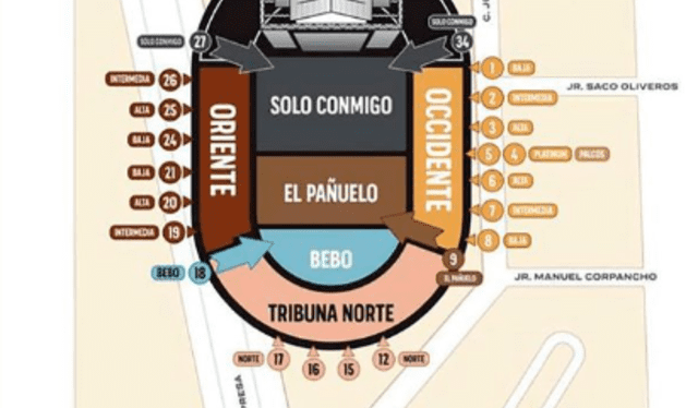 Accesos al concierto de Romeo Santos. Foto: Tropimusic.   