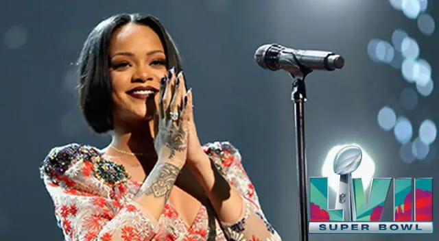  La cantante Rihanna será la artista principal en el Super Bowl 2023. Foto: difusión    