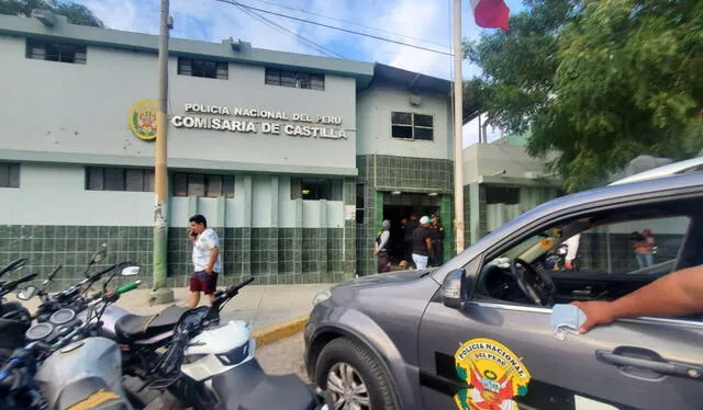  Los agentes de la comisaría de Castilla y Serenazgo fueron los primeros en intervenir en este caso. Foto: Grover Lozada/ URPI/ La República    