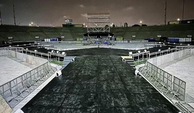 Vista desde el escenario de Super Junior. Foto: _____/difusión   