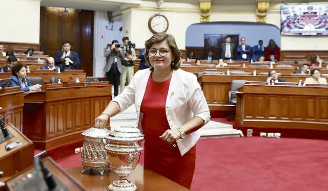 Elegida. Silvia Monteza (AP) es vicepresidenta del Congreso. Foto: difusión    
