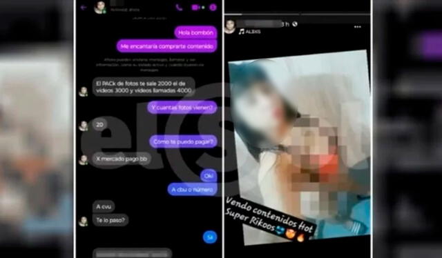  “Camilita”, la joven que vende fotos eróticas en Onlyfans desde la cárcel en Argentina. Foto: captura/Clarín    