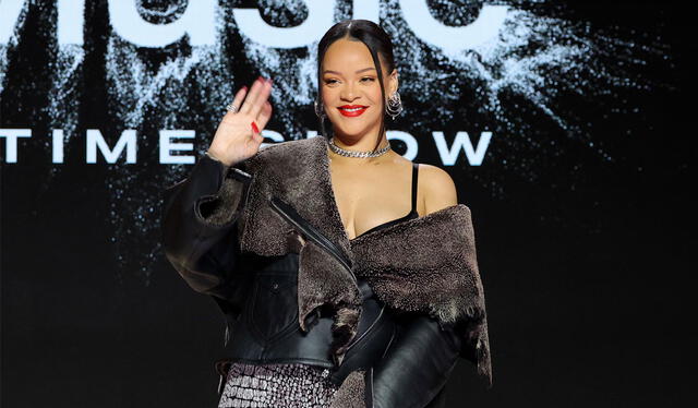  Rihanna será la artista encargada del show de medio tiempo del Super Bowl LVII. Foto: AFP   