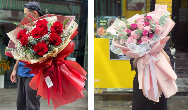 Los detalles como las flores nunca pasan de moda en San Valentín. Foto: Pinterest   