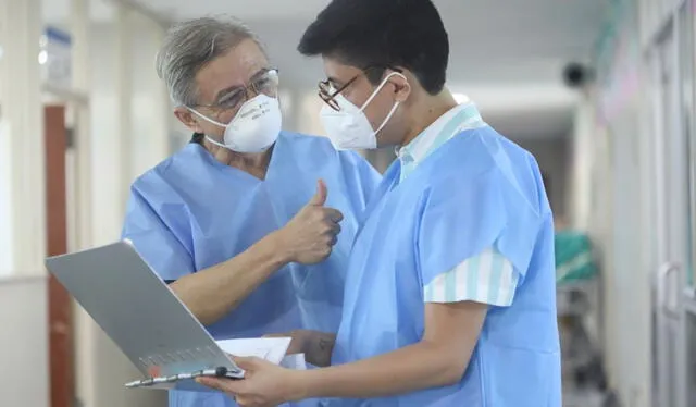  EsSalud: joven pertenece al áera de Neonatología. Foto: EsSalud   