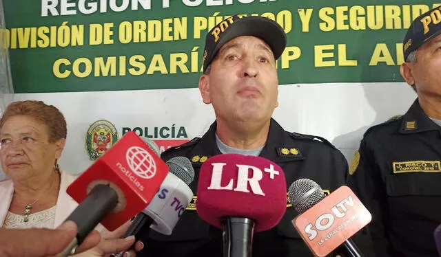  Rios Tiravanti declara a los medios. Foto: La República   