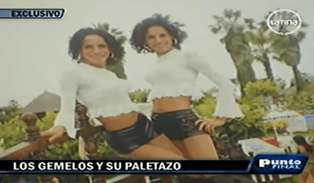 'Gemelos Paletazo' realizaban shows artísticos en sus inicios. Foto: captura de Latina    
