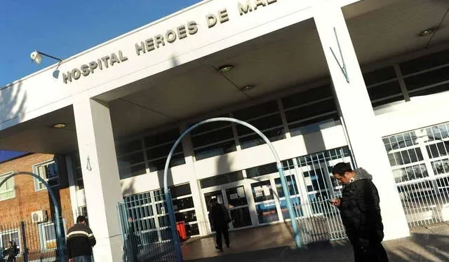 La menor fue trasladada hasta el hospital Hospital Héroes de Malvinas de Merlo. Foto: Clarín   