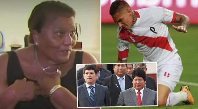 Doña Peta habló de la FPF y su trato con Paolo Guerrero. Foto: composición LR/América TV/difusión 