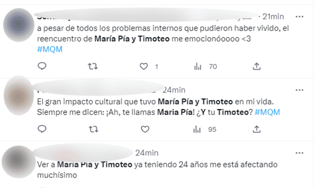 Las reacciones de las redes sociales al reencuentro entre María Pía Copello y Timoteo. Foto: Twitter 