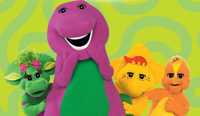  Baby Bop, Barney, B. J. y Riff. Foto: Mattel 