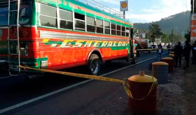  El camión donde ocurrió la muerte de 'Tortolita'. Foto: CDN Guatemala    