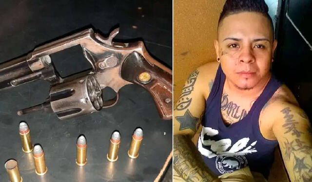  El arma que usaba Josué García, alias “Tortolita”, cuando asaltaba a sus víctimas. Foto: PNC Guatemala    