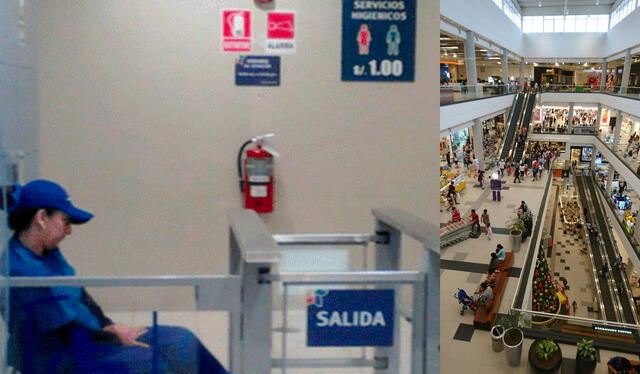 Congreso archivó proyecto que prohibía cobro de ingreso a los baños en los centros comerciales/ Composición LR   