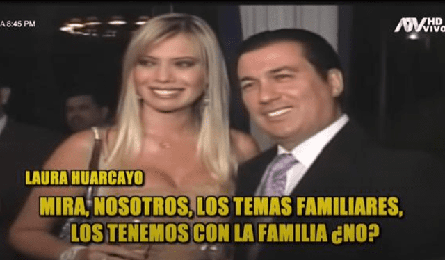  Laura Huarcayo hizo oficial su separación con Dimitri Karagounis. Foto: captura de ATV   
