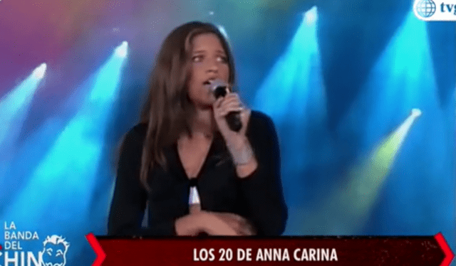 Anna Carina Copello fue parte de Viña del Mar en 1998 a los 16 años. Foto: captura de América TV    
