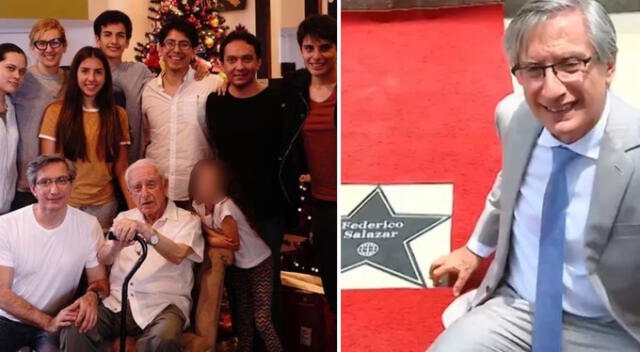 Federico Salazar recibió una estrella de reconocimiento por parte de América TV. Foto: composición LR/ Instagram/ América TV   