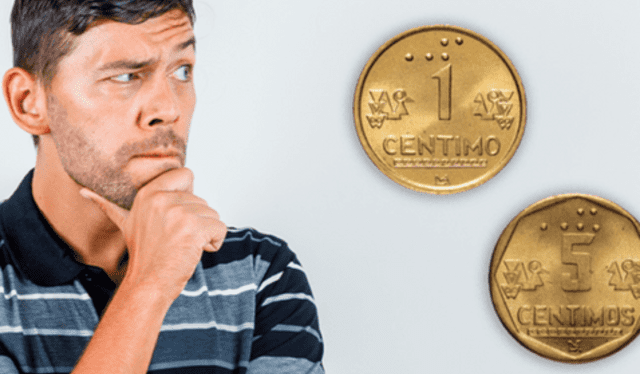 Las monedas de 1 y 5 céntimos se dejaron de usar en la década del 2010. Foto: composición Jazmin Ceras/La República   