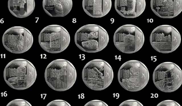 Las monedas de la edición "Riqueza y orgullo del Perú" está muy bien cotizadas. Foto: Facebook/ Serie Numismática "Riqueza y Orgullo del Perú"-Venta de Monedas    