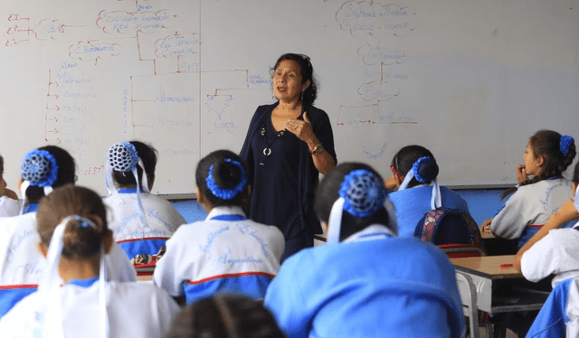 El curso de religión se enseña en colegios estatales. Foto: Andina   