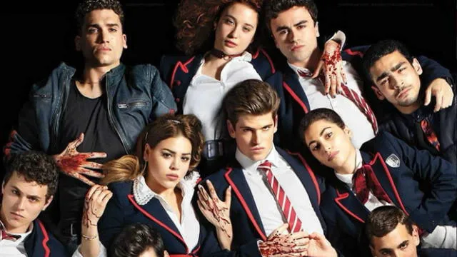  El elenco de la segunda temporada de "Élite". Foto: difusión   