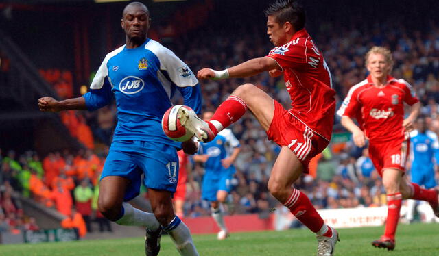 Mark González llegó a jugar por el Liverpool de Inglaterra. Foto: AFP   