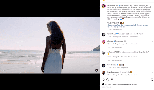  Protagonista de "El amor invencible" comparte video de las grabaciones de la telenovela en redes sociales. Foto: Instagram   