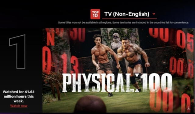  "Habilidad física 100". Foto: Netflix   