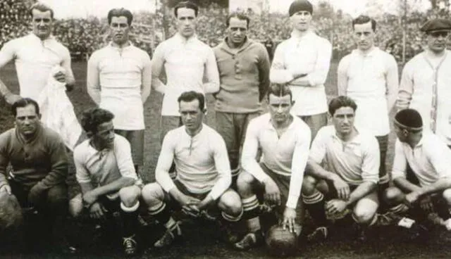 El primer título mundial de Uruguay fue en los Juegos Olímpicos de 1924. Foto: AUF   